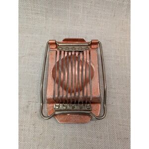 Vintage Progressus Egg Slicer Copper - Made in Italy